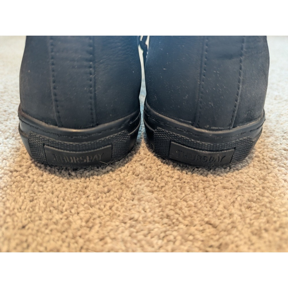 Thursday Boot Co Premier High Top Black Matte Sneakers Shoes Size 12 - Picture 10 of 10